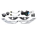 Left And Right Fog Lights Replacement For Mitsubishi Outlander 2022-2024 Clear Lens With Wiring Kit Mi2562103 8321a821 