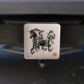 Unicorn Traditional Chinese Ink Painting Tow Trailer Hitch Cover Plug Insert