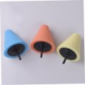 Sherchpry 3pcs Sponge Polishing Pad Tool Cone Foam Tools Cosmetology Kit Wheel Car