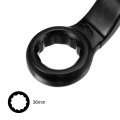 Uxcell 36mm Offset Box End Ring Type Impact Wrench High Tensile Steel Single Head Hand Tool