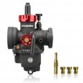 Nibbi Carburetor Pe19mm Fits 100cc 110cc 125cc Flange Motorcycle Engines With Main Pilot Jet Yamaha Honda Apollo Cg Gy6 Atv Pit