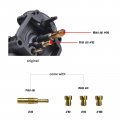 Nibbi Carburetor Pe19mm Fits 100cc 110cc 125cc Flange Motorcycle Engines With Main Pilot Jet Yamaha Honda Apollo Cg Gy6 Atv Pit
