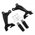 Tcmt Rear Passenger Footrests Footpegs Brackets Fit For Kawasaki Z650 Ninja 650 17-23 Replacement 35063-1350-18r 35063-1351-18r