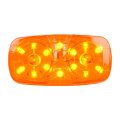 Tiger Eye Amber 16 Led Marker Light 85240 For Trucks Trailers And Rvs Dot Compliant Acrylic Lens 12v Front Position Lighting 