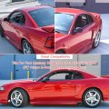 Side Window Louvers For Ford Mustang 1999 2000 2001 2002 2003 2004 Windshield Sun Shade Cover Abs Vent In Gt Lambo Style Matte