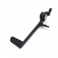 Httmt Mt280-010b- Motorcycle Black High Tensile Strength Aluminum Unfoldable Rear Brake Pedal Foot Lever For Yamah Yzf-r6 