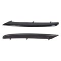 Front Bumper Moldings Lower Side Finisher For Bmw 328i 328xi 2007 2008 Driver And Passenger Pair Black Replaces 51117134092 