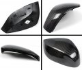 Replacement Type Real Carbon Fiber Side Mirror Cap Covers Compatible For 2014-2023 Infiniti Q50 Q50s Q60 Rs