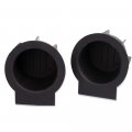 G-plus Black Center Console Cup Holder Rubber Inserts Compatible With Ford F150 Expedition Navigator 2009-2014 W O Flow Through