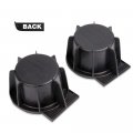G-plus Black Center Console Cup Holder Rubber Inserts Compatible With Ford F150 Expedition Navigator 2009-2014 W O Flow Through
