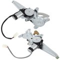 Rear Driver And Passenger Side Power Window Regulator Motor For 2007 2014 Toyota Yaris Set Of 2