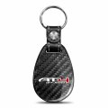 Ipick Image For Gmc At4 Black Real Carbon Fiber Large Tear-drop Key Chain Keychain Official Licensed
