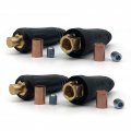 Rx Weld Welding Cable Quick Connector Pair Dinse-style 200amp-300amp 4- 1 35-50 Sq-mm 2-set 