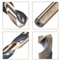 Uxcell Reduced Shank Drill Bit Set 14mm 15mm Titanium Nitride Coated High Speed Steel 4341 Tri-flat Drilling Tool For Stainless