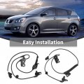 Hoypeyfiy Abs Wheel Speed Sensor Front Left And Right Replacement For Toyota Corolla 2009-2018 Matrix 2009-2012 Pontiac Vibe