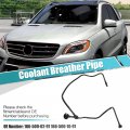 X Autohaux 166-500-02-91 166-500-10-91 Coolant Breather Pipe Radiator Overflow Hose For Mercedes-benz Gl450 Gl550 Gls550 Ml550