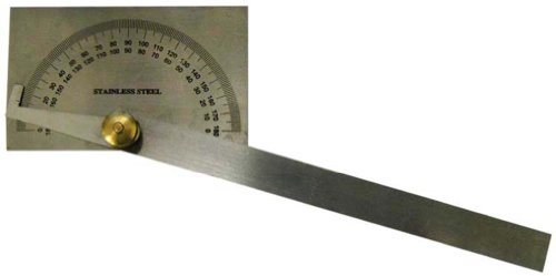 Carpenters Stainless Steel Protractor Angle