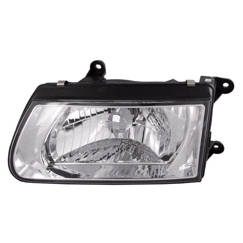 Headlightsdepot Chrome Housing Halogen Headlight For Honda Isuzu Passport Rodeo Includes Left Driver Side Headlamp