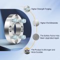 5x4 Wheel Spacers Adapters 2 5 Inch Real Forged With 12x1 5 Threadsize 70 5mm Hub Bore Fits 1979-1985 For Riviera 2pcs
