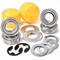 Hd Switch Front Wheel Bushing To Bearings Conversion Rebuild Kit Fits John Deere Tractor Mower 102 105 107h 107s 115 125 130 