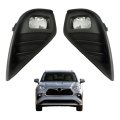 1 Pair Front Bumper Fog Lights Assembly With Wire Bezel Switch Replacement For Highlander 2020-2022 812100e050 8121048050 