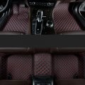 Jtxwang Custom Making Car Floor Mats For Toyota Lexus All Models 2005-2023 Black Red