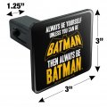 Batman Be Tow Trailer Hitch Cover Plug Insert