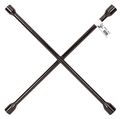 Performance Tool W1 20 Sae Metric 4 Way Lug Wrench Black 