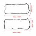 X Autohaux Vs50608r 13270-za000 Engine Valve Cover Gasket Set For Nissan Frontier 2005-2007 Armada 2017-2021 4 0l Vq40de