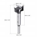 Uxcell Forstner Drill Bits 30mm Tungsten Carbide Wood Hole Saw Auger Opener Woodworking Hinge Drilling Boring Bit Cutter Black