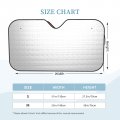 Delerain Car Windshield Sunshade Jumping Dolphin Auto Shade Front Window Covers Foldable Sun Visor Protector Blocks Uv Rays