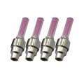 4pcs Bike Light Led Flash Wheel Tire Valve Cap Car Lights Lamp For Motorcycle Bicycle Pink 