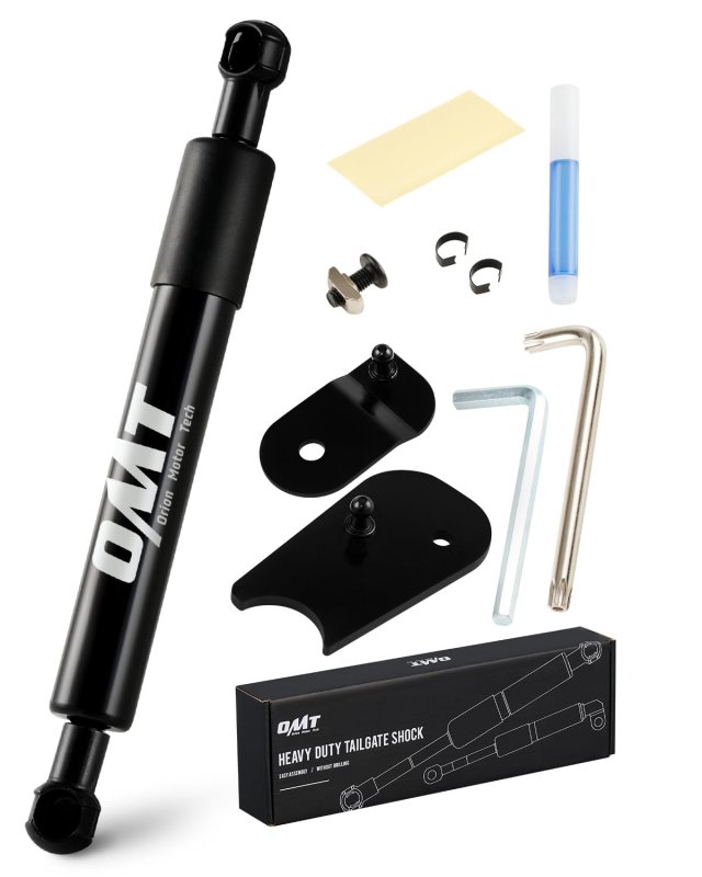 Truck Tailgate Assist Shock For 2022 To 2025 Ford Maverick Heavy Duty Damper Kit With Gentle Lowering Control And No Drill