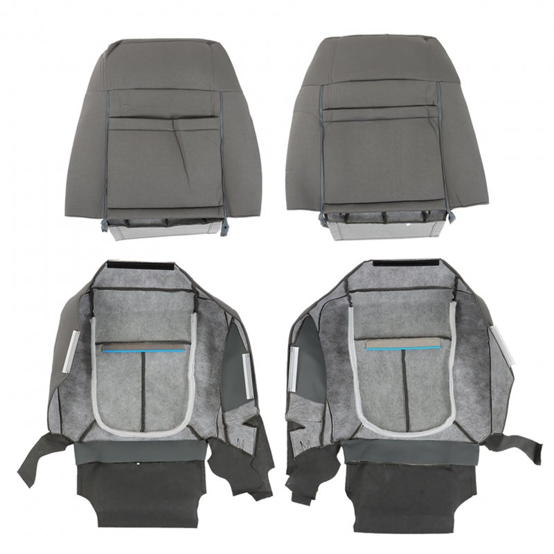 Gray Cloth Seat Cover Replacement For 2011 2012 2013 2014 F150 Front Driver And Passenger Bottom Lean Back 4 Piece Set Custom