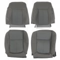 Gray Cloth Seat Cover Replacement For 2011 2012 2013 2014 F150 Front Driver And Passenger Bottom Lean Back 4 Piece Set Custom