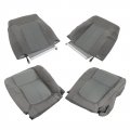 Gray Cloth Seat Cover Replacement For 2011 2012 2013 2014 F150 Front Driver And Passenger Bottom Lean Back 4 Piece Set Custom