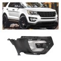 Hecasa Right Fog Lights W Bezels For 2016-2017d Explorer 2016-2019 Ford Police Interceptor Utility Base Replacement For 