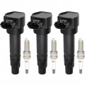 Aintier Ignition Coil Coils Iridium Spark Plugs Uf681 For Smart Fortwo Electric Turbo 2005 2006 2007 2008 2009 2010 2011 2012