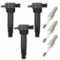 Aintier Ignition Coil Coils Iridium Spark Plugs Uf681 For Smart Fortwo Electric Turbo 2005 2006 2007 2008 2009 2010 2011 2012