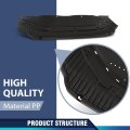 Engine Splash Shield Front Lower Bumper Grille Plate For Audi A6 And Quattro 2012 2013 2014 2015 Black Pp Part Number 4g0807611