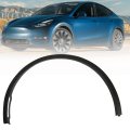 Front Driver Wheel Arch Fender Flare Molding Trim 149418500b For Tesla Model Y 2020 2021 2022 Black 