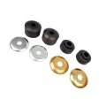 Strut Rod Bushing Set For 1990 1991 1992 1993 Buick Riviera Natural Rubber Black 0 65 In Inside Diameter Front Position 