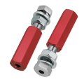 2pcs Quick Release Flag Pole Holder Red Hold 1 4 Poles For Atv Utv Motorcycle Dirt Bike All Year 