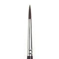 Galeria Short Handle Round Paintbrush No 4 2mm For Acrylic Oil And Alkyd Fine Detail Glaze Synthetic Filament Brush 