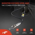 A-premium O2 Oxygen Sensor Compatible With Dodge Ram 2500 2003 8 0l 3500 2003 Upstream And Downstream 4-pc Set