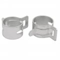 Uxcell 10 Pcs 16mm Spring Band Type Action Fuel Hose Pipe Low Pressure Air Clip Clamp