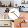 Uxcell 6pcs Floating Shelf Bracket 4 Inch Wall Mounting Blind Support Hidden For Wood Shelves Colorful