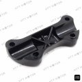 Httmt Mt446-001c- Smooth Goorve Handlebar Clamp Compatible With H-d 74-06 Xl Fxr Dyna Fx Softail Black