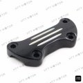 Httmt Mt446-001c- Smooth Goorve Handlebar Clamp Compatible With H-d 74-06 Xl Fxr Dyna Fx Softail Black