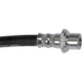 Front Brake Hose For Toyota Matrix And Corolla 2003 2008 23 5 In Length Stamped Steel Bracket Treated Fittings Black